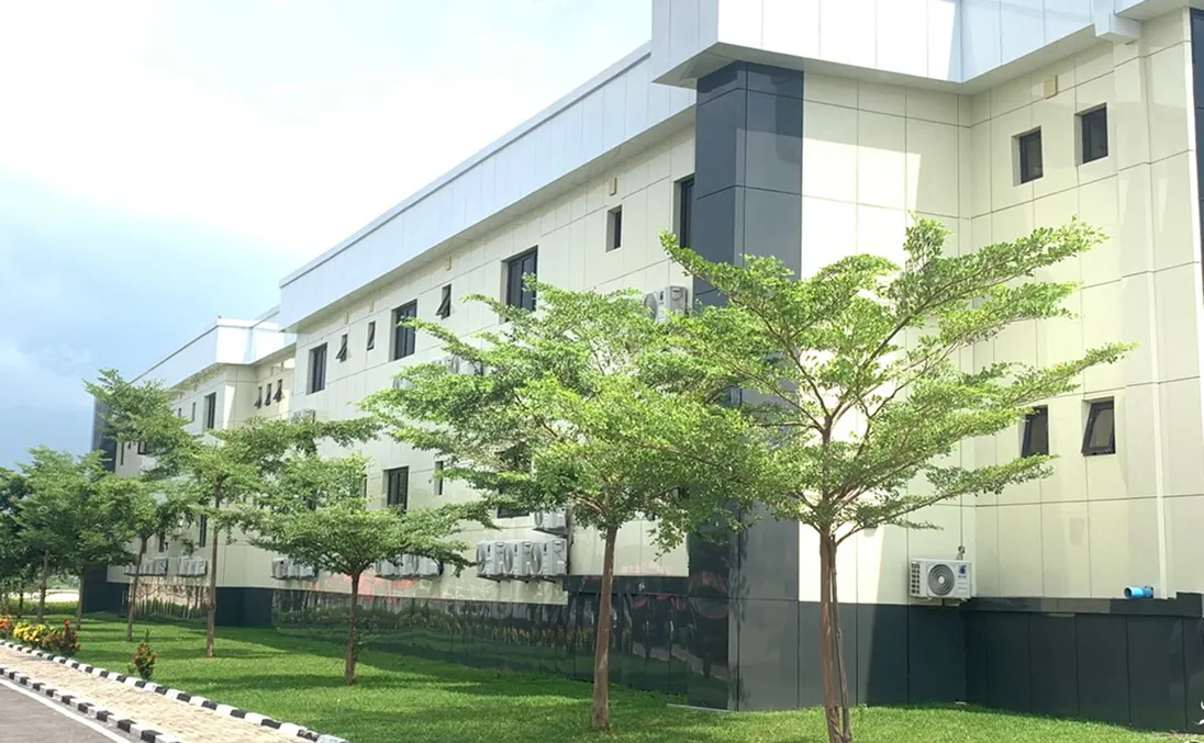 Completed building construction project by K. Salam Group